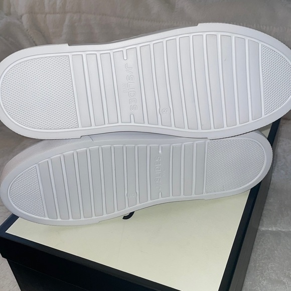 NWT J/SLIDES AMANDA Gold Leather - Picture 14 of 15